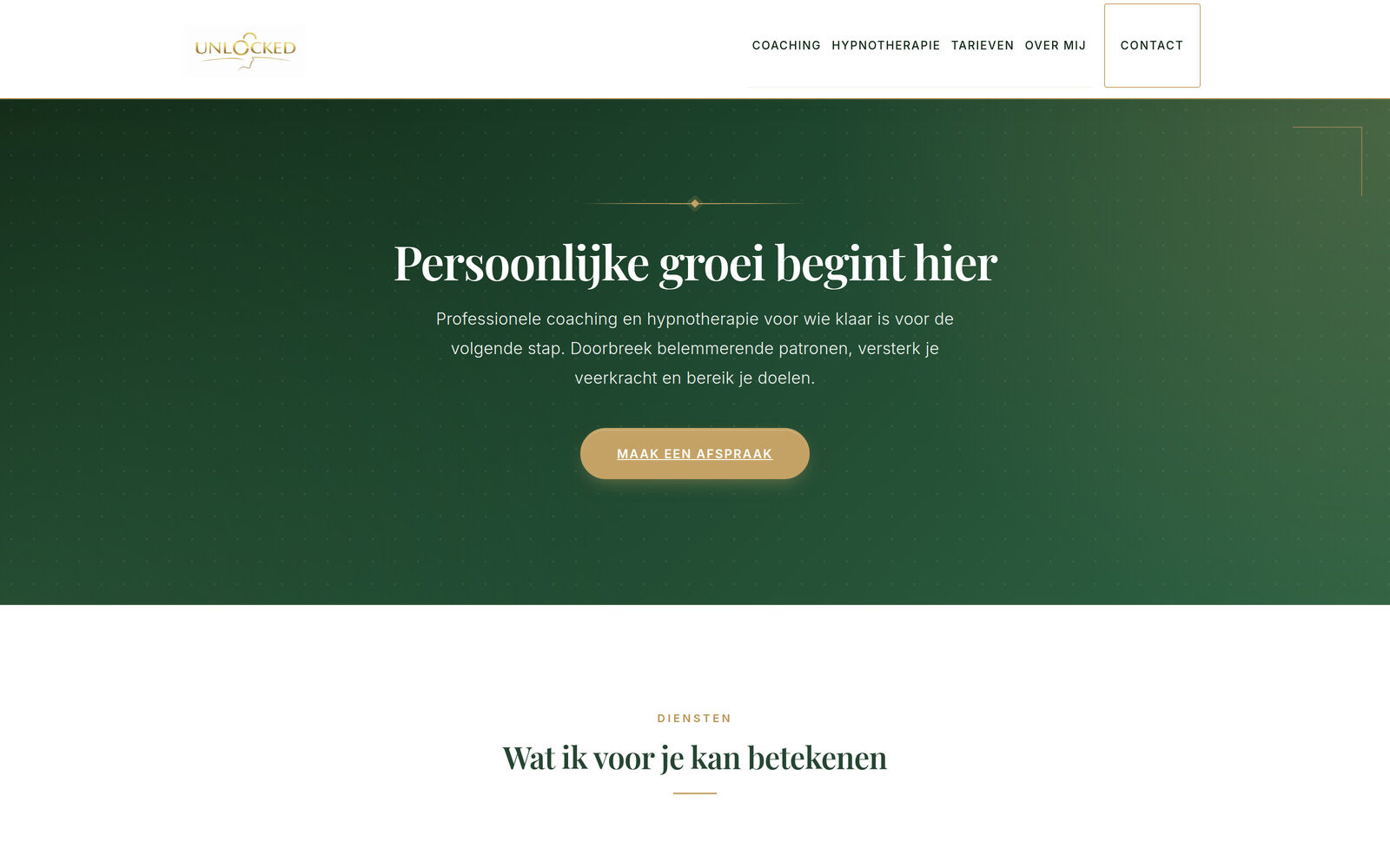 Screenshot van Get Unlocked (get-unlocked.nl)